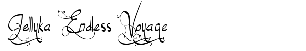 Jellyka Endless Voyage font preview